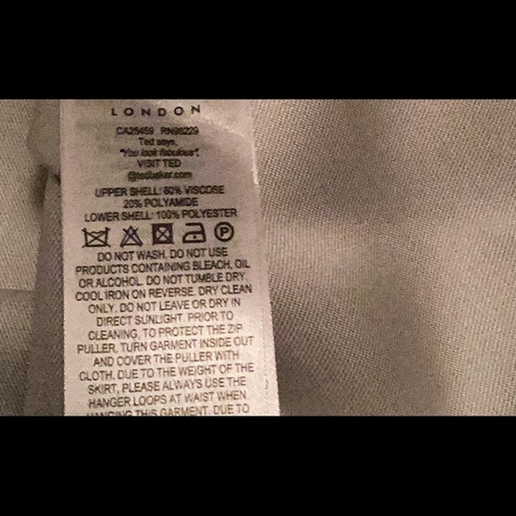 NWT TED BAKER London Nerida Opal Floral Printed Skirted dress - Picture 13 of 15